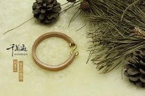 Genuine Leather Bracelet Head Layer Plant Tannic Cow Leather Handmade Cow Leather Bracelet Pure Brass Genuine Leather Preparation Couple Presents