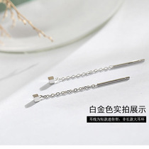 A small silver ear nail female with a pure silver ear nail with a small silver ear nail 925 pure silver ear decoration is anti - allergic