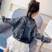 Girl autumn denim coat 2020 new children Foreign style little girl spring and autumn Korean version of net red coat tide boy