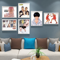 Slam dunk animation poster decoration hanging painting Sakuragi flower Road bedroom photo wall Ruichuan Maple dormitory photo frame mural