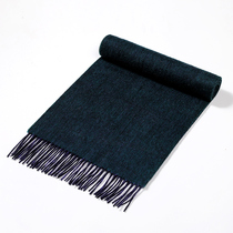 2020 new mens solid color wool scarf tassel winter old man grandfather father Autumn Winter