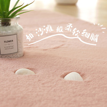 Rabbit hair carpet bedroom ins Wind girl bedside blanket living room plush sofa coffee table floor mat floating window Mat Winter