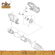 makita Makita vacuum cleaner battery CL100 CL104 Spare parts Filter motor dust bag