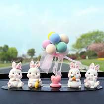 Car ornaments cute rabbit goddess creative v center console aromatherapy decoration car interior goods supplies Daquan female