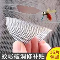 Mosquito Net Cultivation Subsidized Self-Glued Back Glued Window Gauze Adhesive Door Curtain screen Hole No Mark patch Anti-mosquito stickler stickler