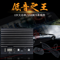 New product 1500W fever high power 10 inch 12 inch subwoofer power amplifier board passive subwoofer single channel amplifier 12V