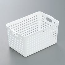 Japan imported inomata plastic debris storage basket counter storage basket desktop cosmetics finishing frame