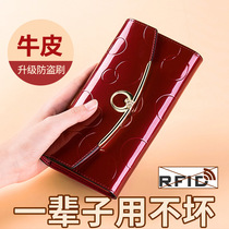 Real Leather Wallet Womens New 2021 Exploits Small Crowddesign Advanced Fashion 100 Hitch Large Capacity Womens Style Long Money Clip