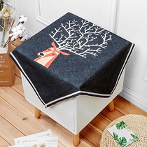 Sparrow desk dust cloth cosmetics piano keyboard notebook printer cover office computer gray projection