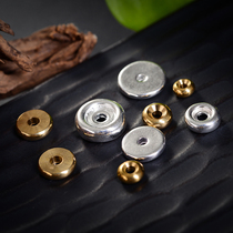 Glossy plain silver silver brass alloy silver spacer gasket Buddha beads Wen play Diamond Star Moon Moon Bodhi accessories accessories