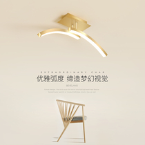 Creative aisle lights simple modern fashion cloakroom lights personality gold light luxury led corridor balcony ceiling lights