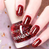 New sequins nail polish long-lasting sparkling quick dry brides free from baking unripenable color pop beauty nail polish