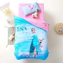 Class A pure cotton kindergarten quilt three-piece set nap cotton bedding childrens Frozen Aisha cotton six-piece set