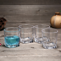 Acrylic PC Whisky Beer Glass Subsquare Cup Bar KTV Foreign Wine Cup Home Tea Cup Thickened Heat Resistant