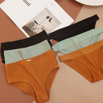  Kenzo French retro pure cotton threaded cotton girl panties breathable pure cotton crotch high waist bag hip briefs student