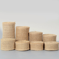 2Meters Roll Jute Burlap Ribbon Tape Natural Hemp Ribbon