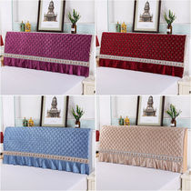 All-inclusive bedside bed head cover dust cover clip cotton thickened European solid wood protective cover soft bag bedside bed head cover