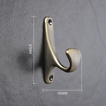 Good adhesive hook Punched kitchen wall Wall wall hanging coat hook hook load-bearing retro bronze bronze red copper small hook