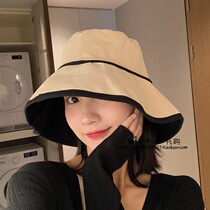 Japanese fisherman hat womens summer head circumference hat thin section 100 lap large eaves covered washbasin hat sunscreen sunscreen hat
