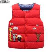 Boy vest autumn winter down cotton horse clip 3 thick 4 little boy 5 years old 6 children 7 Male 8 baby vest childrens clothing