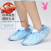 Thickened wear-resistant h-slip indoor waterproof disposable shoe cover outdoor rainproof foot cover protective plastic extended non-woven