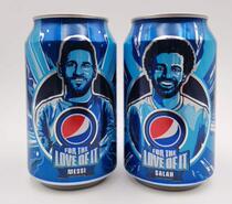 Pepsi 2020 Champions League Messi Salah two - tank empty tanks limited edition