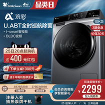 (Raccoon) Small Swan 10 kg Large Capacity Washing Machine Fully Automatic Home Frequency Conversion Drum TG100VT616