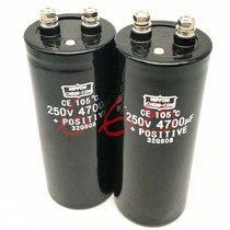 Brand new Japanese chemical black diamond NCC 250V4700UF screw foot electrolytic capacitor 200v4700uf