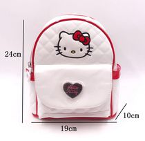  New Pint Super Cute Ha KT Flip Flop Magic Sticker School Girl Fashion Casual Double Shoulder Backpack Powder
