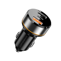 Car charger fast charge cigarette lighter converter plug car with one drag three usb extension car flash charge