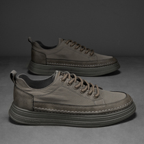 Autumn canvas mens shoes construction site work work work Leisure board shoes lazy people cloth shoes work wear trendy shoes