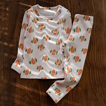 Childrens autumn clothes suit All cotton female Grand Scouts Underwear Pants Pro girls Pure cotton Home Clothing Spring Autumn 2021 new