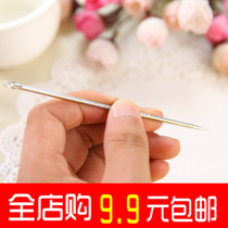 Powder Tingle Beauty Dark Sore Black Head Pimple Pox Needle Emulation Squeeze in special row of clear hair Brush Soft Hair Mask face tool