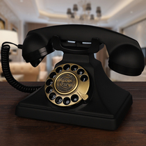 Kim Shundi American Antique Antique Antique Telephone Household Household Rotary Rotary Disk Phone with office seat
