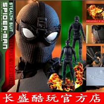 HT HOTTOYS 1 6 Spider-man hero expedition little spider MMS541 stealth suit version received orders