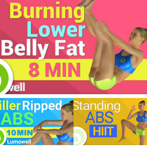 110 sets of 3D animated ABS ABS ABS weight loss shaping Lumowell Fitness Course Tutorial 27 hours