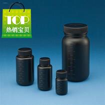 Black PE Plastic sampling Save shading bottle with scale 500ml Black i large-mouth plastic bottle