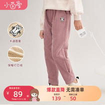 ( Thickened ) Inmann children's clothing Girls' Coreflow pants Wearing autumn winter out of the 2022 winter new children's trousers