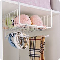 Wall hanging kitchen drain compartment pylons Kitchen storage basket Wardrobe storage rack Cabinet storage basket storage rack