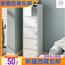 Tibet Xinjiang Bookcase Storage Cabinet 1 5M reinforced with door free combination of simple cabinet