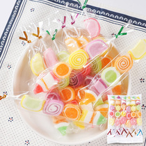 Thai imported children like sugar with lollipops Fruit sugar Jelly fudge Candy Happy candy New Year snacks