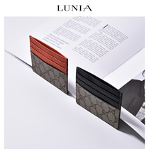 ins contrast ultra-thin small card bag ladies multi-card card bag mini coin wallet bank card holder credit card set