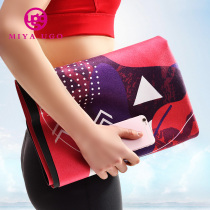 Miya yoga mat Professional foldable natural rubber mat Double non-slip sports mat widen extended fitness mat
