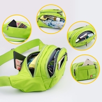 Fanny pack women 2021 new fashion men Korean version crossbody multi-function mobile phone cash register business bag fashion waterproof