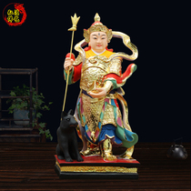 Statue of Erlang God Erlang Xian Sheng Zhenjun resin household ornaments Yang Jian Wheezing dog Akagi King Erlang God Buddha Statue