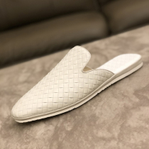 European Station Genuine Leather Boomer Baotou Half slipper mens shoes 2020 Summer new white Mueller shoes outdoor big code