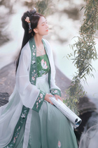 (Jinhe) Out-of-print Hanfu female genuine original non-costume skirt Song-made Hanfu summer elegant spot