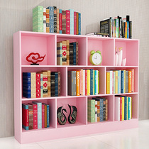 Simple modern floor-to-ceiling bookcase shelf shelf living room bedroom childrens free combination locker storage cabinet