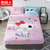 Antarctic bed sheet cover cotton bed cover Childrens bed cover dust cover cartoon bed sheet single piece protective cover All-inclusive 1 8m