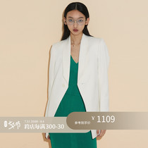 Z boss Qingkot H collar Neckline Suit Woman gentle and elegant and refined neutral round Runway line sensation Wind suit jacket woman